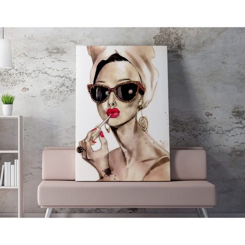Stunning Decorative Canvas Painting, 50 x 70 cm, 50% Cotton/50% Polyester, Digital Print, Wooden Frame 2 x 3 cm | Perfect for Home Decor & Art Lovers
