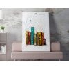 Stunning Decorative Canvas Painting, 50 x 70 cm, 50% Cotton/50% Polyester, Digital Print on Canvas, Framed with 2 x 3 cm Wooden Frame, Elegant Art for Home Decor
