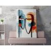 Stunning Decorative Canvas Painting, 50 x 70 cm, 50% Cotton/50% Polyester, Digital Print, Wooden Frame 2 x 3 cm | Perfect for Home Decor & Art Lovers