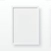 Elegant White Wall Frame for A4 Photos (21 x 29.7 cm) | 100% MDF & 100% Plastic (2 cm Thick) | Perfect for Home Decor & Gallery Walls