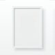 Elegant White Wall Frame for A4 Photos (21 x 29.7 cm) | 100% MDF & 100% Plastic (2 cm Thick) | Perfect for Home Decor & Gallery Walls