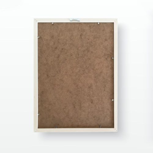 Elegant White Wall Frame for A4 Photos (21 x 29.7 cm) | 100% MDF & 100% Plastic (2 cm Thick) | Perfect for Home Decor & Gallery Walls