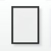 Stylish A3 Frame, Black, 100% MDF & Plastic (2 cm Thick) | Wall-Mountable Design | Perfect for Home or Office Decor, Elegant Display Solution