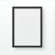 Stylish A3 Frame, Black, 100% MDF & Plastic (2 cm Thick) | Wall-Mountable Design | Perfect for Home or Office Decor, Elegant Display Solution