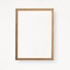 Elegant A3 Frame, 100% MDF & Plastic (2 cm Thick), Natural Color | Wall-Mountable Design for Home & Office Decor | Perfect for Art & Photos