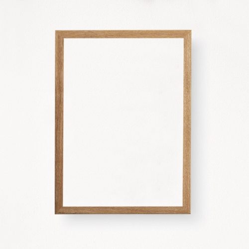 Elegant A3 Frame, 100% MDF & Plastic (2 cm Thick), Natural Color | Wall-Mountable Design for Home & Office Decor | Perfect for Art & Photos