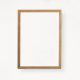Elegant A3 Frame, 100% MDF & Plastic (2 cm Thick), Natural Color | Wall-Mountable Design for Home & Office Decor | Perfect for Art & Photos