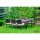 Ombroso outdoor rattan dining set in brown