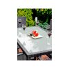 Avvicente outdoor rattan dining set in black