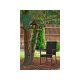 Sottile outdoor rattan chair in brown