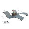 Bello coffee table 40*40 cm rattan brown