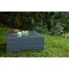 Bello table 70*70*30 cm rattan gray color