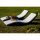 Successo rattan 2 pcs sun loungers in grey with table