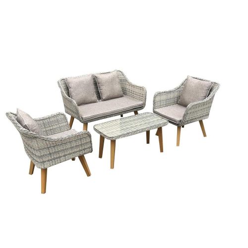 Largo gray sofa set