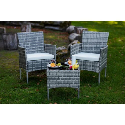 Sano sofa set gray rattan