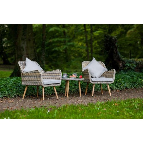 Bellico 3-piece rattan sofa set 3 pieces