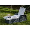 Matt grey lounge chair