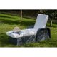 Matt grey lounge chair
