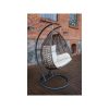 DOPPIO double hanging chair made of rattan
