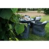 Modemo sofa set gray with 6 armchairs