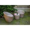 Modico outdoor rattan seating set in melange color