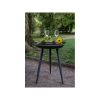 Breve table with glass top 51 cm