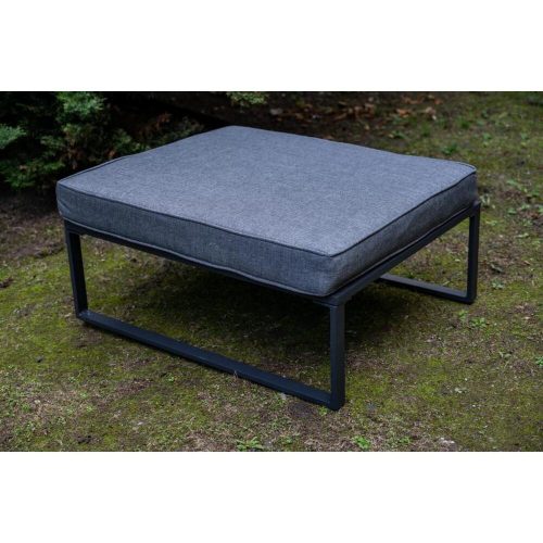 Show footrest with pouf cushion