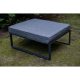 Show footrest with pouf cushion