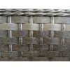 Divino 3-seater sofa with cushions, grey melange rattan