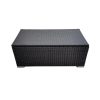 Garden furniture storage black 100x55x40 cm