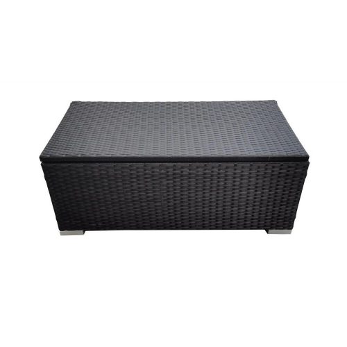 Garden furniture storage black 100x55x40 cm