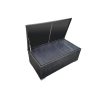 Garden furniture storage black 100x55x40 cm