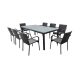 Sottile large dining set black