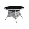Modern dining set with 4-seater round table