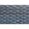 Modern dark gray round table 120 cm
