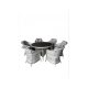 Modern dining set with 6-seater round table