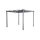Garden gazebo 3*3 meters in gray