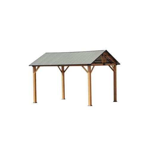 Aluminium garden pavilion Ferrara 340 x 405 x 293 cm