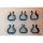 Furniture connector, fixing element 6 pcs
