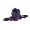 Shut-off valve for 6/4mm pipe with hose end connection
