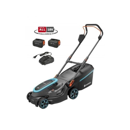 Gardena PowerMax 37/36V P4A cordless lawn mower with battery
