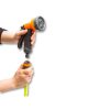Multifunctional garden hose attachment