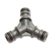 Garden hose Y connector