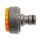 Garden hose connector 3/4", 1"