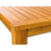 Vegas rectangular teak table