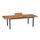 Flamingo eucalyptus rectangular table 180 - 240 x 100 x 74 cm