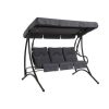 Rio swing bed anthracite color 3-person