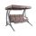 Rio swing bed coffee brown 3-person