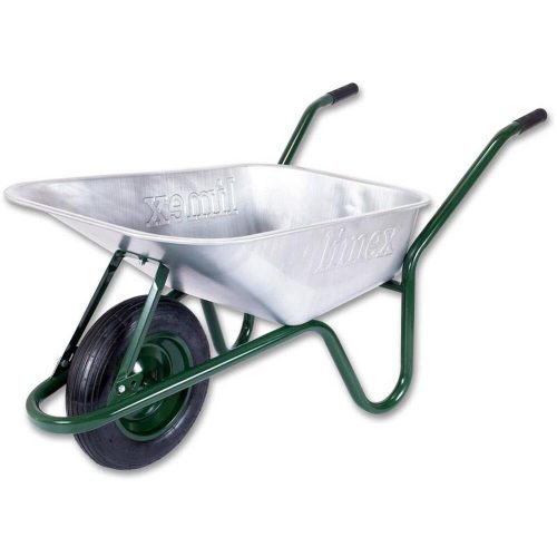 Wheelbarrow with 85 l capacity, rubber wheels