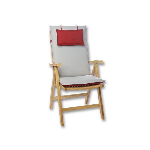 Carmine de luxe cushion for high-back chair